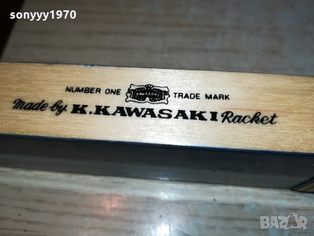 KAWASAKI-MADE BY K.KАWASAKI RACKET-SWISS 0512211257, снимка 11 - Колекции - 35034980