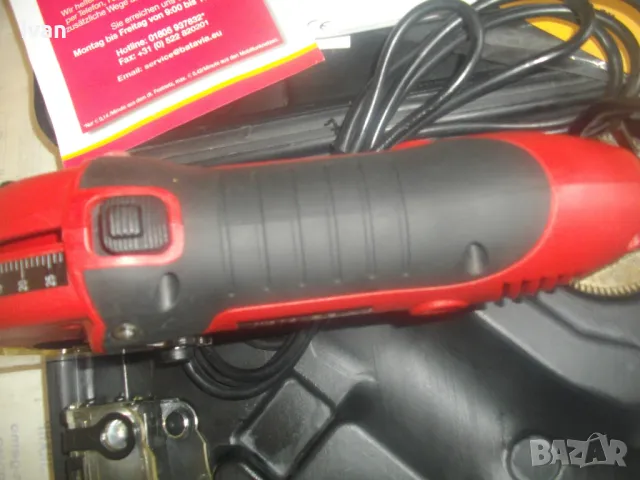 450W ф85мм НОВ НЕМСКИ ЕЛЕКТРИЧЕСКИ РОТОРАЙЗЕР МИНИ ЦИРКУЛЯР ЗА 1 РЪКА ПЪЛЕН КОМПЛЕКТ KRAFT WERKZEUGE, снимка 14 - Други инструменти - 49830122