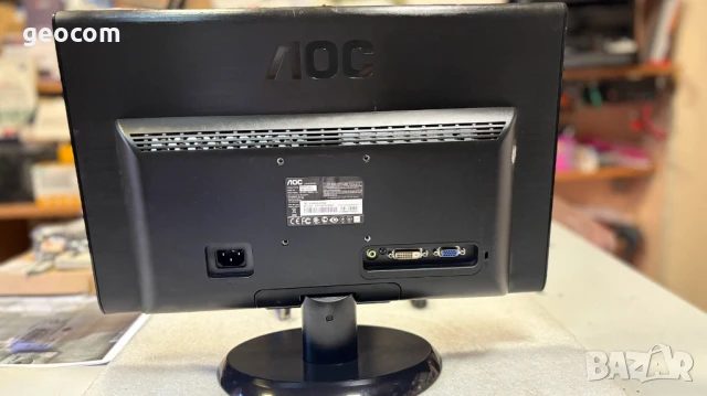 19" AOC 1950W HD монитор (1366x768,5ms,D-SUB,DVI-D,SPK), снимка 3 - Монитори - 50678902
