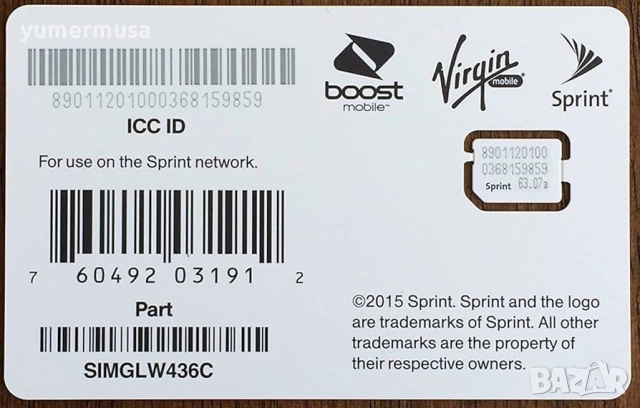 Купувам американска SPRINT сим карта