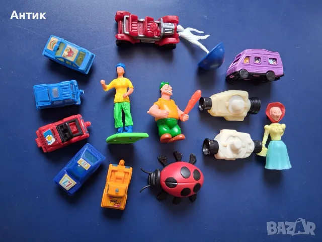 Лот Стари Играчки Kinder 15 Броя, снимка 5 - Колекции - 56460429