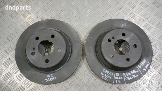 Задни дискове Mercedes C350 CDI W204 2012г.	