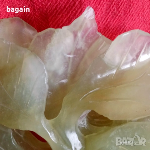 Нефрит- жадеид., снимка 2 - Антикварни и старинни предмети - 53945355