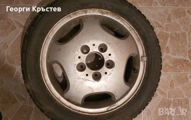 Mercedes джанти(3 бр.-15") с 2 бр. летни гуми SAVA, снимка 4 - Гуми и джанти - 40564435