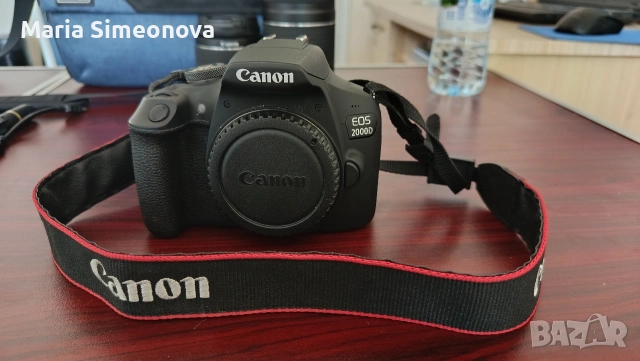 Canon 2000D + 2 Обектива | В ГАРАНЦИЯ до 05.2027 +Чанта Think Tank, снимка 3 - Фотоапарати - 54320074