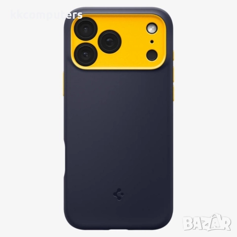 Оригинален кейс Spigen Nano Pop MagSafe и Протектори За iPhone 17 Pro Max (6.9), Тъмносин, снимка 2 - Калъфи, кейсове - 52041516