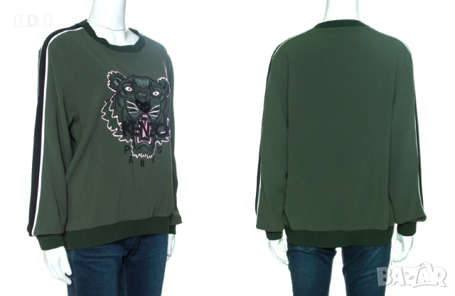 KENZO оригинална блуза тигър - С /М, снимка 2 - Блузи с дълъг ръкав и пуловери - 54277656