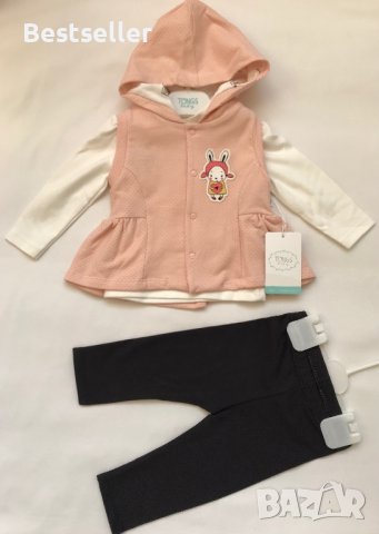 Бебешки Комплект от 3 части-6-9мес, снимка 3 - Комплекти за бебе - 37266832