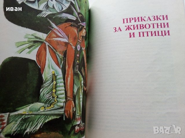 Индиански Народни приказки - А.А.Макфарлън - 1981г., снимка 6 - Детски книжки - 40027138