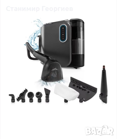 Прахосмукачка с пара и миене ETA Steam&Clean 7214 90000, 2000 W, 1.3 литра, 4 режима на почистване