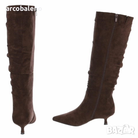 Дамски ботуши на висок ток, 4цвята , снимка 5 - Дамски ботуши - 52045196