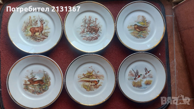 изида,сервиз,български порцелан,дивеч