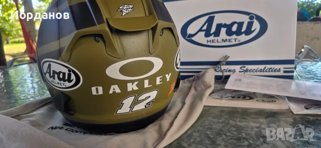 Каска Arai RX-7 EVO размер L Maverick 2026, снимка 4 - Мотоциклети и мототехника - 55742857