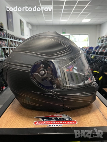 Отваряема мото каска HJC RPHA-MAX ,размер M 57-58 см. вградени очила, снимка 2 - Аксесоари и консумативи - 51923963