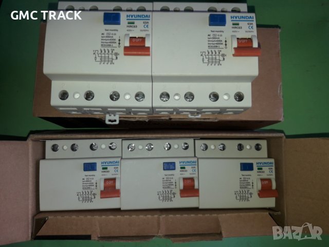 Дефектнотокова Хюндай HIRC63 63A/300mA 4P за предпазване от пожар