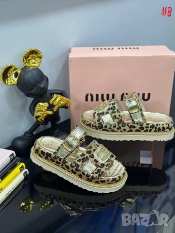 чехли Miu Miu , снимка 2 - Чехли - 50843085