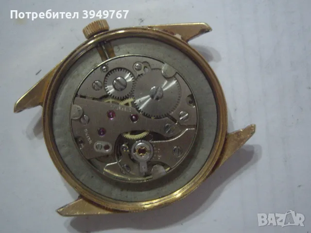 Стар мъжки позлатен часовник., снимка 4 - Мъжки - 56011599