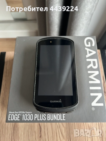 Garmin Edge 1030 Plus отлично състояние | 20ч батерия | Калъф включен