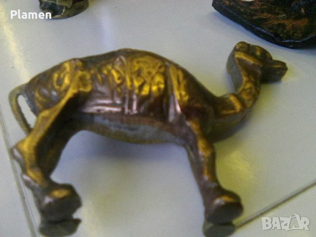 Месингова камила сувенир, снимка 2 - Антикварни и старинни предмети - 36663507