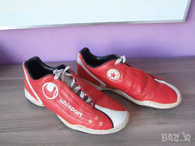 Футболни стоножки Uhlsport CSKA / Бутонки Uhlsport / Футболни обувки Uhlsport ЦСКА , снимка 3 - Футбол - 31952266