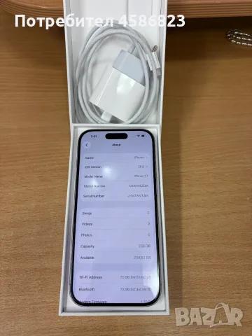 iPhone 17 256GB – Lavender – 100% батерия, снимка 4 - Apple iPhone - 56069528