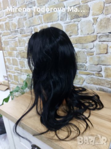перука естествена коса, снимка 2 - Продукти за коса - 36623343