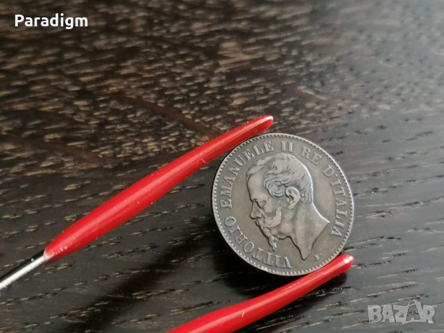 Монета - Италия - 2 чентесими | 1867г., снимка 4 - Нумизматика и бонистика - 31539446