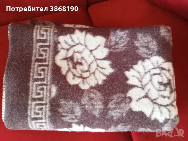 Единично вълнено одеало 100% вълна, снимка 9 - Олекотени завивки и одеяла - 51392138