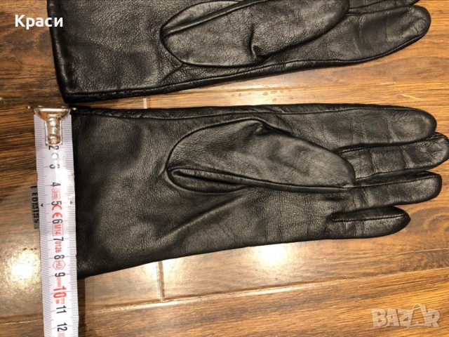 Дамски кожени ръкавици от естествена кожа, снимка 9 - Ръкавици - 36380766