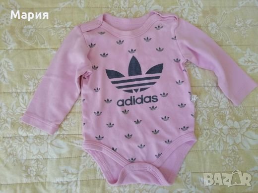Adidas baby-бебешко боди 0-6 месеца 