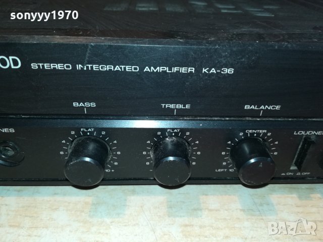 KENWOOD KA-36 AMPLIFIER MADE IN JAPAN-SWEDEN 3001221755, снимка 4 - Ресийвъри, усилватели, смесителни пултове - 35612081