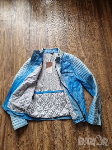 Страхотно мъжко яке , естествена кожа размер М , ново с етикет, , снимка 5 - Якета - 53202035