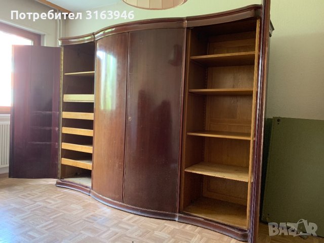 Бароков спален комплект ,старинна спалня с гардероб, снимка 4 - Спални и легла - 42273159