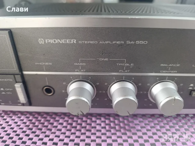Усилвател PioneerSA-550 , снимка 6 - Ресийвъри, усилватели, смесителни пултове - 55966539