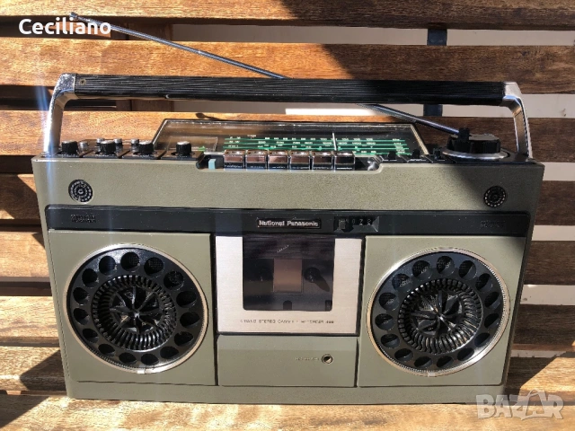 National Panasonic RS-466  (Japan-1975) Работещ радиокасетофон !, снимка 2 - Радиокасетофони, транзистори - 53974772