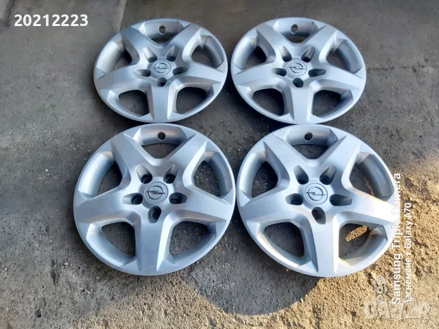 4 броя Оригинални тасове за Оpel Astra,Meriva,Zafira 16, снимка 2 - Аксесоари и консумативи - 49385733