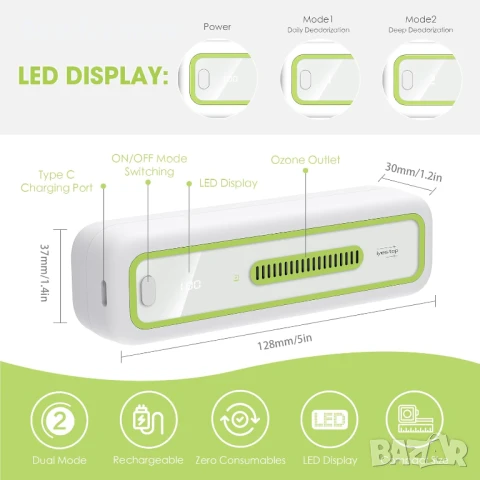 Мини USB дезодорант за хладилник, снимка 5 - Други стоки за дома - 51085008
