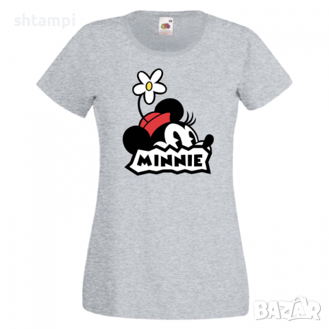 Дамска тениска Minnie Подарък,Изненада,Рожден ден,, снимка 4 - Тениски - 36530891