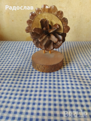 дървена фигурка Птица Велинград , снимка 4 - Декорация за дома - 52289971