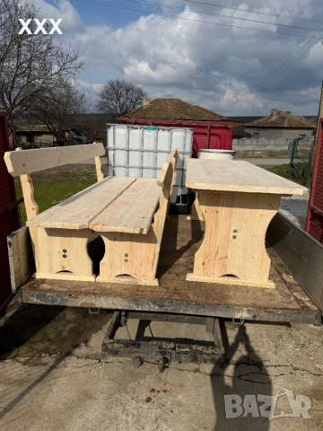 Продавам Нова дървена чамова маса, снимка 7 - Маси - 54103757