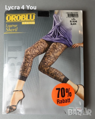 Oroblu Leggings Sheril L/XL (EU 42-46) черен луксозен клин чорапогащник