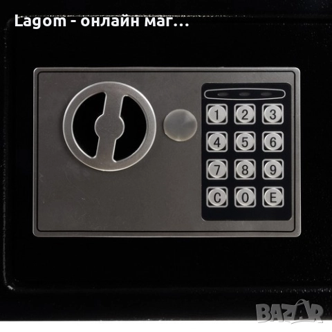 Сейф Malatec 22627, Капацитет 10L, Метален сейф за пари, Електронно заключване + Ключ, снимка 5 - Кутии за съхранение - 52561576