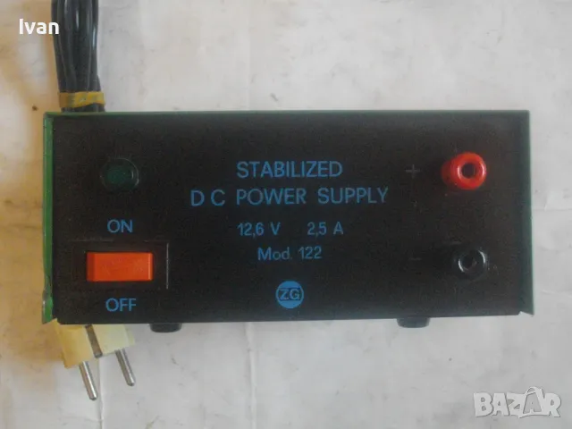 12,6V 2,5A СТАБИЛИЗААТОР НА ПОСТОЯНЕН ТОК ОТ 220 НА 12,6 ВОЛТА STABILIZED DC POWER SUPPLY Mod.122, снимка 11 - Друга електроника - 49750838