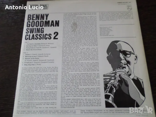 Benny Goodman - Swing Classics 2, снимка 2 - Грамофонни плочи - 48306584