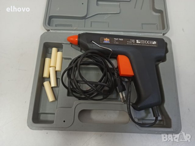 Пистолет за топло лепене Top Craft TKP7825, снимка 4 - Други инструменти - 31340439
