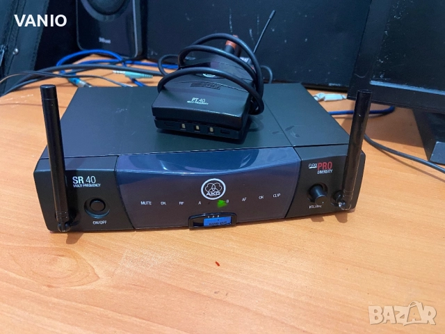 Akg Sr 40 Безжичен Система За Кларинет,Цигулка,Гайда,Кавал,Саксофон,Гъдулка,Китара Добро Състояние 