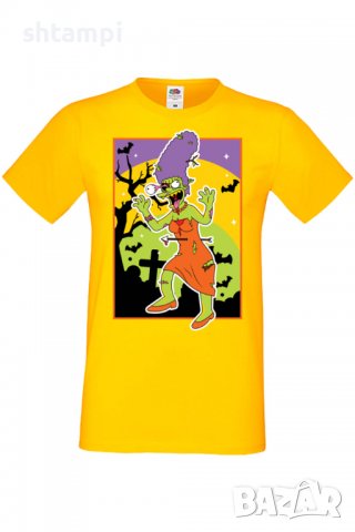 Мъжка тениска The Simpsons Marge Simpson 01,alloween,Хелоуин,Празник,Забавление,Изненада,Обичаи,, снимка 10 - Тениски - 38137520