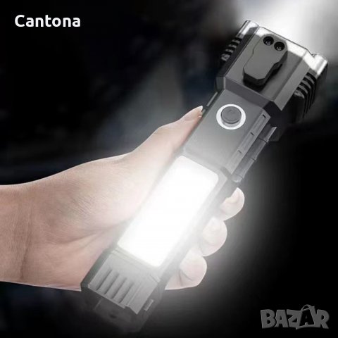 Многофункционалнa работна лампа и фенер, магнит,  Power Bank, USB зареждане 