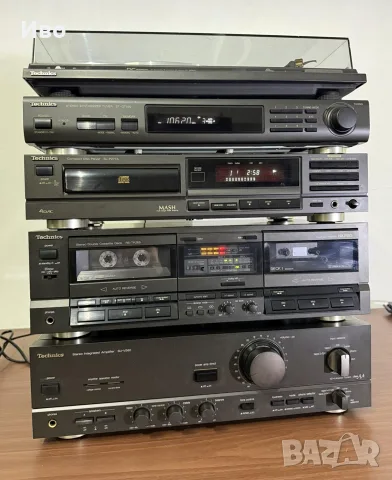 аудио сет TECHNICS -

💥Technics Ретро Сет Усилвател, CD плеър, Тунер, Дек + грамофон + опция колони
