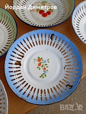 емайлирани панери, снимка 5 - Антикварни и старинни предмети - 52673609